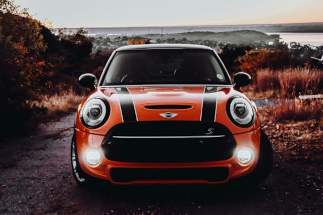 Orange Mini Cooper - Concept Car Credit