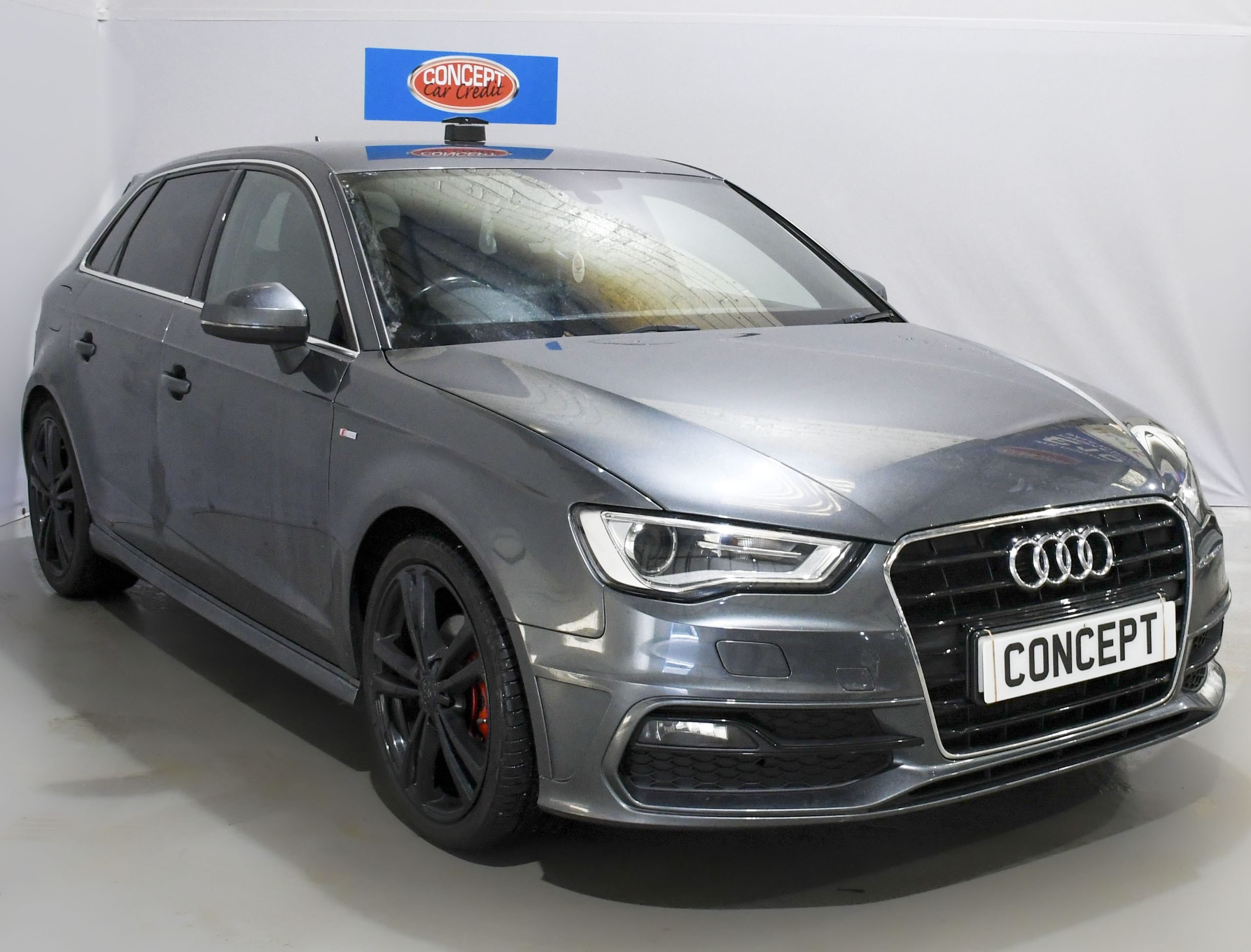 AUDI A3 1.6TDI (110ps) S Line Nav Sportback 5d 1598cc Concept Car Finance